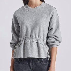 🏹 CURRENT/ELLIOTT Bloom Gathered Sweatshirt size S